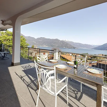 Ferienwohnung Casa Elena - Bella Vista Lago Germignaga Exterior foto